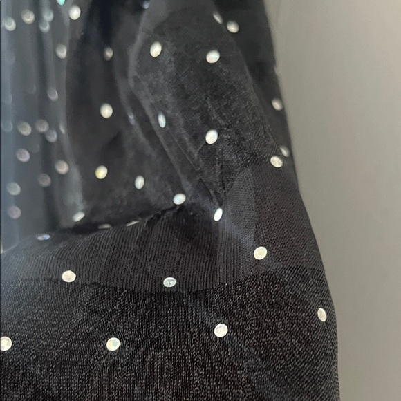 Black Asymmetrical Sparkly Dress - Picture 6 of 9